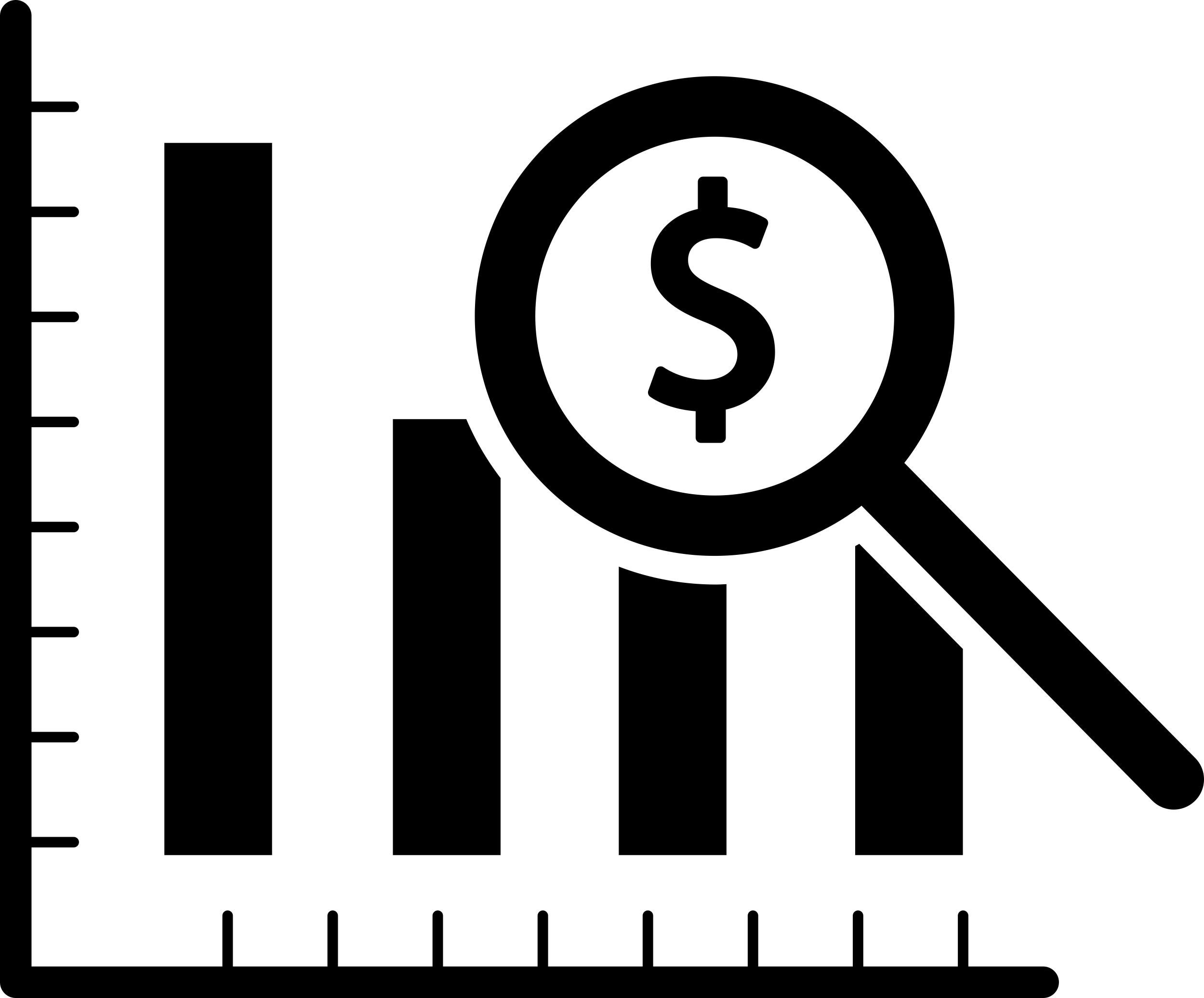 Dollar Analysis Bars Chart Outline Svg Vector Free Vectors